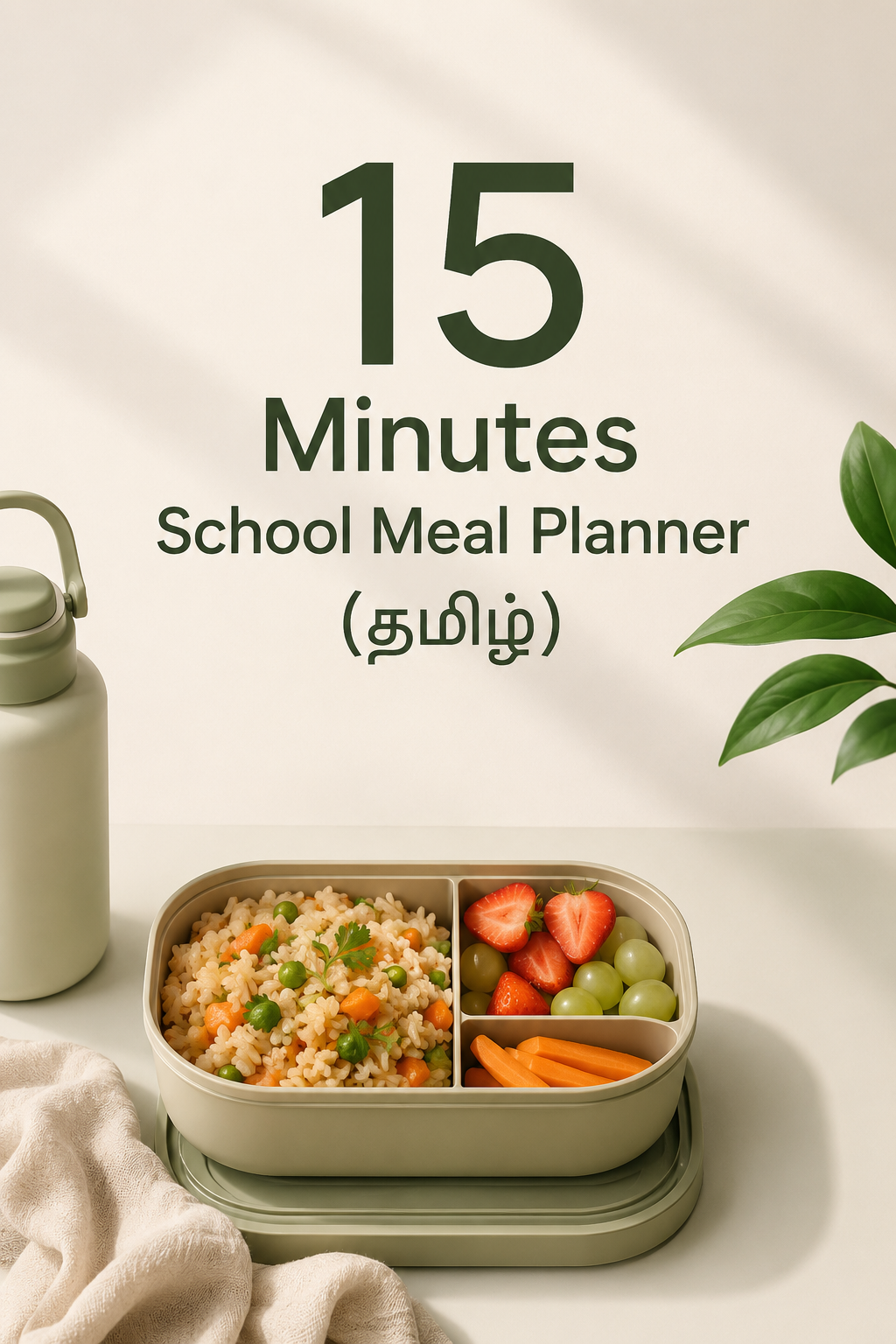 15 Minutes School Meal Planner (தமிழ்)