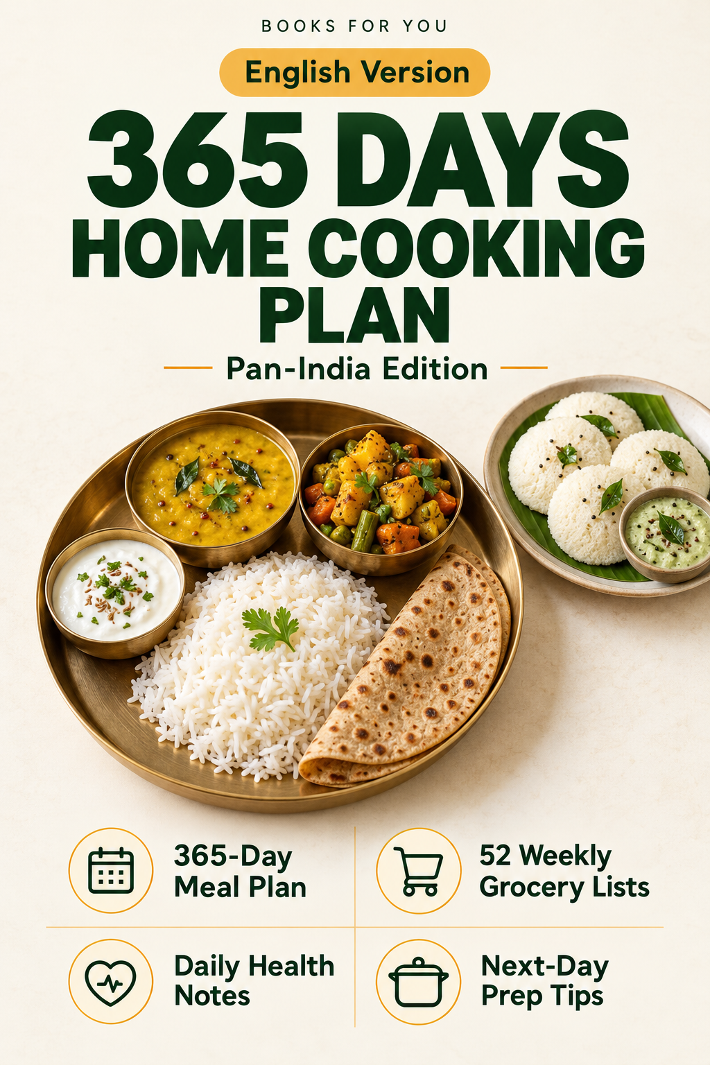 365-Day Indian Meal Planner (English)